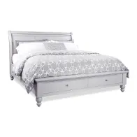 Icb-400-gry-kd-1-st Aspen Home Furniture Cambridge - Light Gray Paint Bedroom Furniture Bed