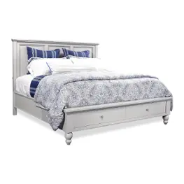 Icb-492-gry-kd-1-st Aspen Home Furniture Cambridge - Light Gray Paint Bedroom Furniture Bed