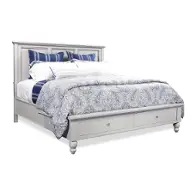 Icb-492-gry-kd-1-st Aspen Home Furniture Cambridge - Light Gray Paint Bedroom Furniture Bed