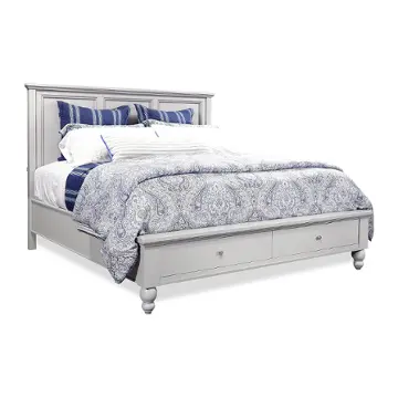 Icb-495-gry-kd-1-st Aspen Home Furniture Cambridge - Light Gray Paint Bedroom Furniture Bed