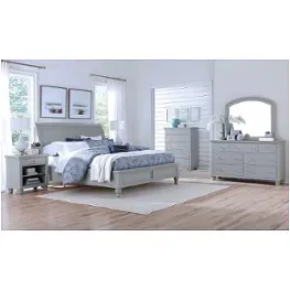 Icb-404-gry-kd-1-ck Aspen Home Furniture Cambridge - Light Gray Paint Bedroom Furniture Bed
