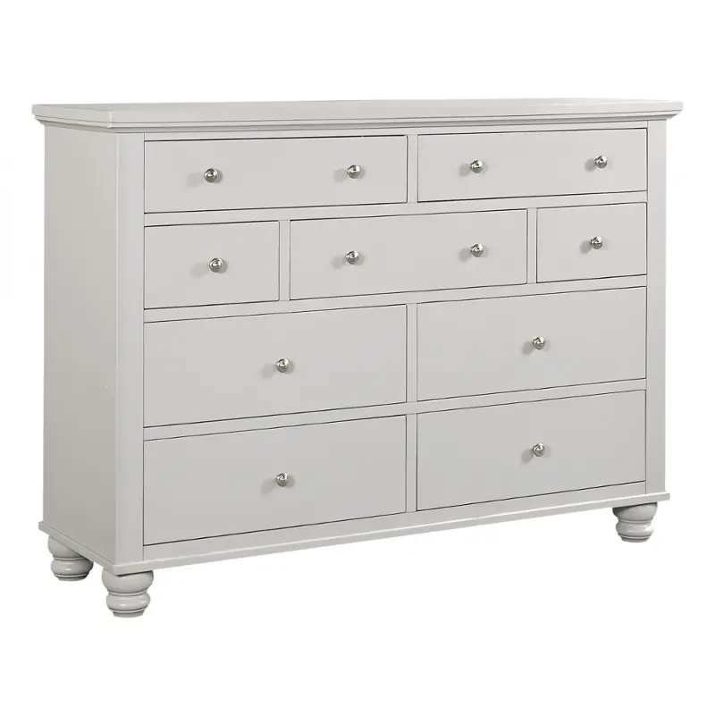 Icb-455-gry Aspen Home Furniture Cambridge - Light Gray Paint Bedroom Furniture Dresser