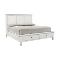 Icb-492-wht-kd-1-st Aspen Home Furniture Cambridge - White Bedroom Furniture Bed