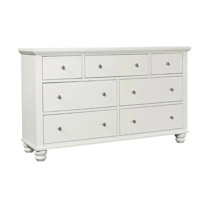 Icb-454-wht Aspen Home Furniture Cambridge - White Bedroom Furniture Dresser