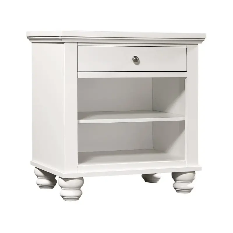 Icb-451-wht Aspen Home Furniture Cambridge - White Bedroom Furniture Nightstand