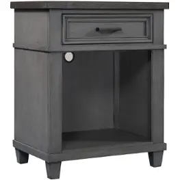 I248-451n-slt Aspen Home Furniture Caraway - Aged Slate Bedroom Furniture Nightstand