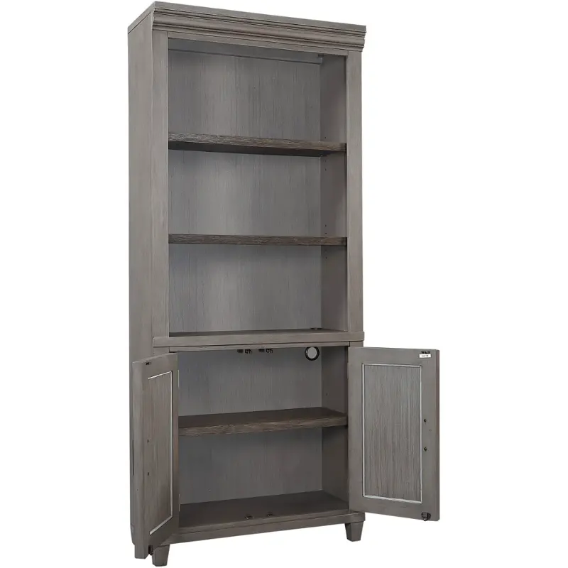 I248-332-slt Aspen Home Furniture Caraway - Aged Slate Home Office Furniture Bookcase