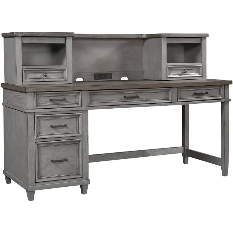 I248-307-slt Aspen Home Furniture Caraway - Aged Slate Home Office Furniture Desk