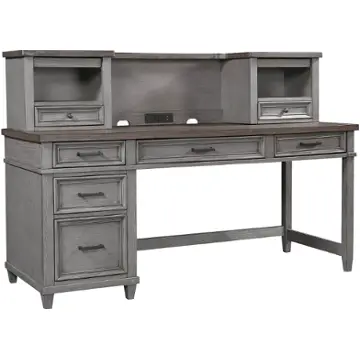 I248-307-slt Aspen Home Furniture Caraway - Aged Slate Home Office Furniture Desk