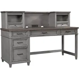 I248-307-slt Aspen Home Furniture Caraway - Aged Slate Home Office Furniture Desk