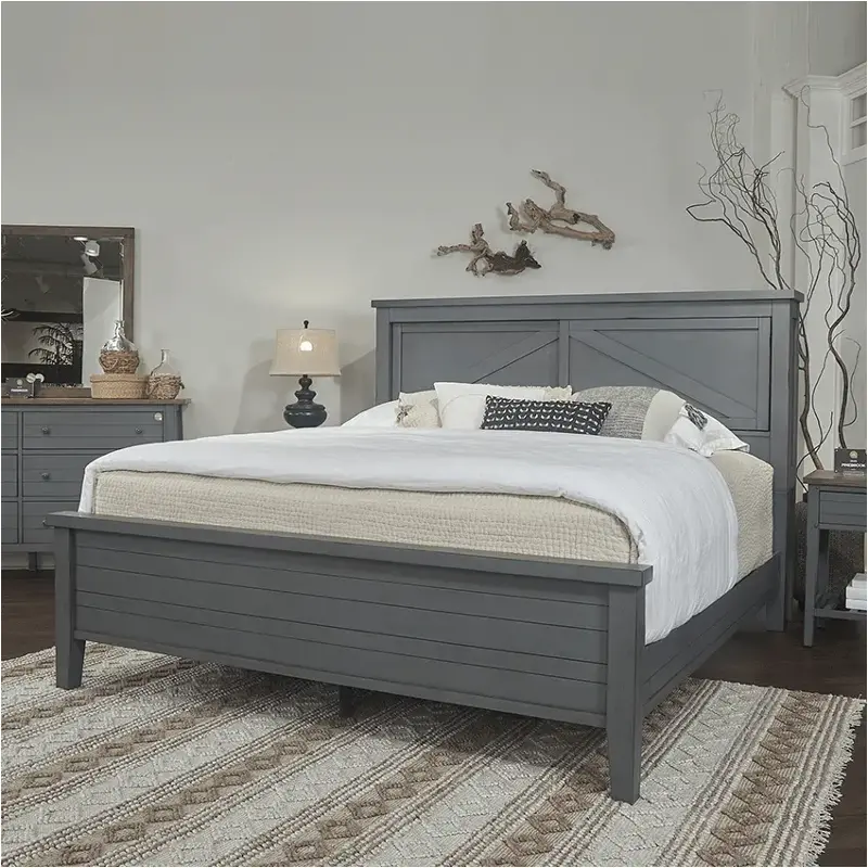 I629-474bc-den Aspen Home Furniture Pinebrook - Denim Bedroom Furniture Bed