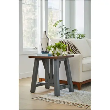 I629-9130-den Aspen Home Furniture Pinebrook - Denim Living Room Furniture End Table
