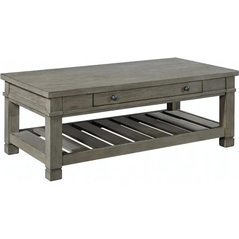 I45-9100-stn Aspen Home Furniture Tucker Living Room Furniture Cocktail Table