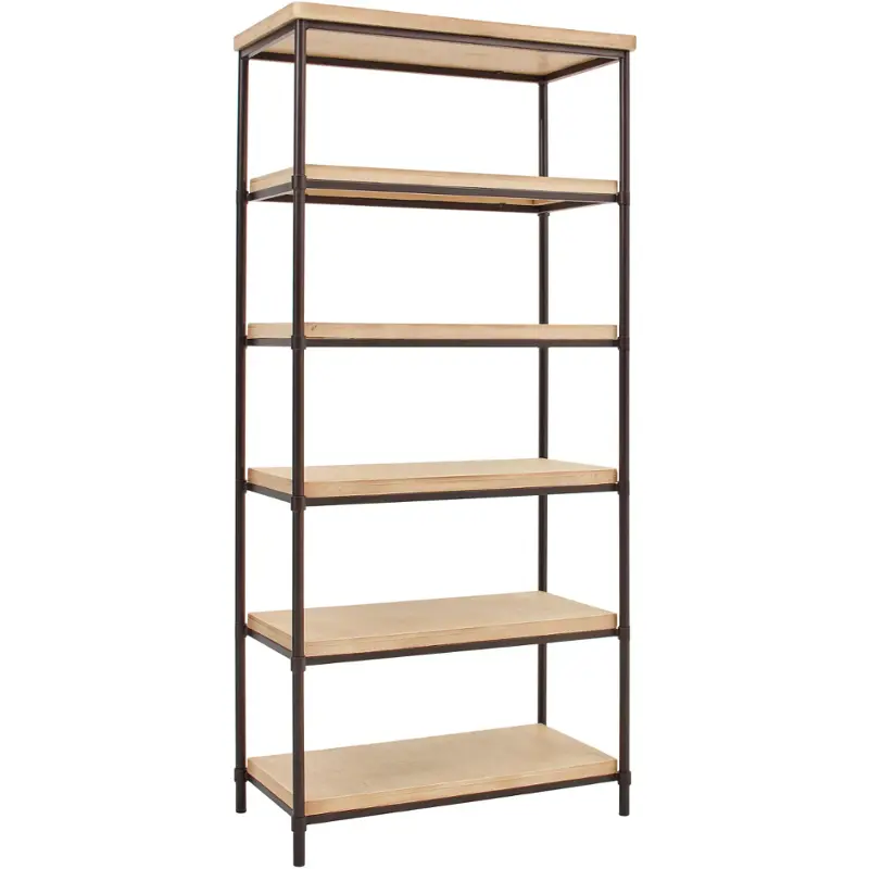 I3072-333-whe Aspen Home Furniture Logan Open Display/bookcase