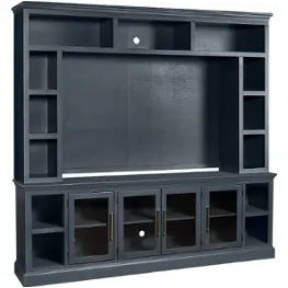 Mbb1270h-mbl Aspen Home Furniture Byron - Malta Blue Home Entertainment Furniture Entertainment Center
