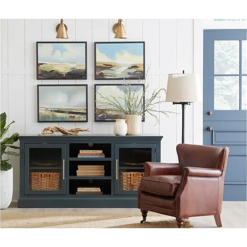 Mbb1241-mbl Aspen Home Furniture Byron - Malta Blue Home Entertainment Furniture Tv Console