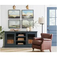 Mbb1241-mbl Aspen Home Furniture Byron - Malta Blue Home Entertainment Furniture Tv Console