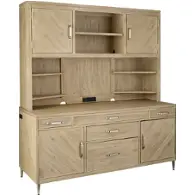 I644-316 Aspen Home Furniture Maddox Credenza Desk And Hutch