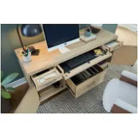 I644-316 Aspen Home Furniture Maddox Credenza Desk And Hutch