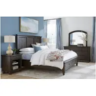 Icb-492-402l-403d-ppr Aspen Home Furniture Cambridge - Cracked Pepper Bedroom Furniture Bed