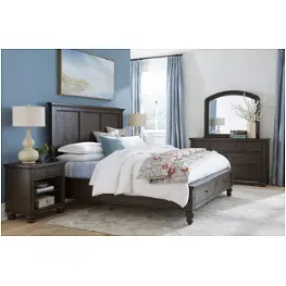 Icb-495-410l-407d-ppr Aspen Home Furniture Cambridge - Cracked Pepper Bedroom Furniture Bed