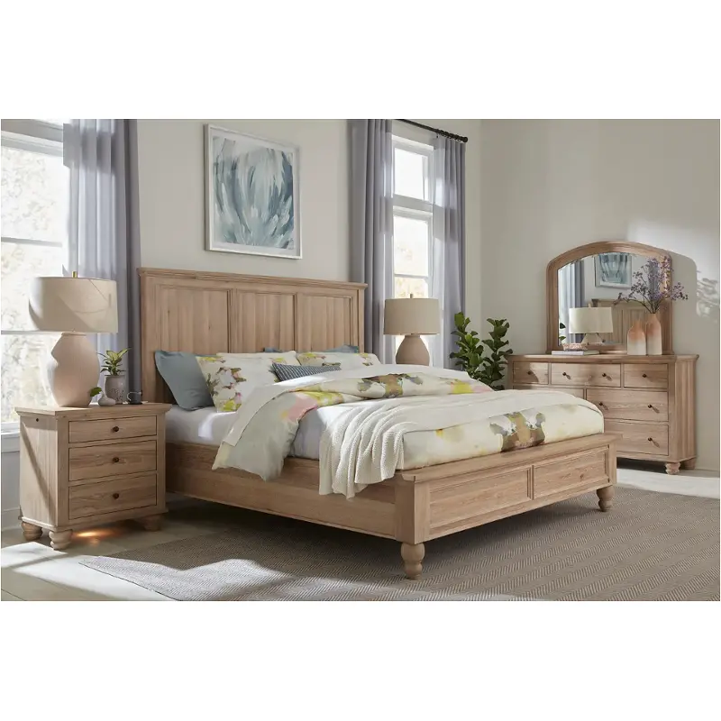 Icb-495-khk Aspen Home Furniture Cambridge - Modern Khaki Bedroom Furniture Bed