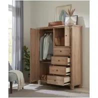 Icb-459-khk Aspen Home Furniture Cambridge - Modern Khaki Bedroom Furniture Armoire