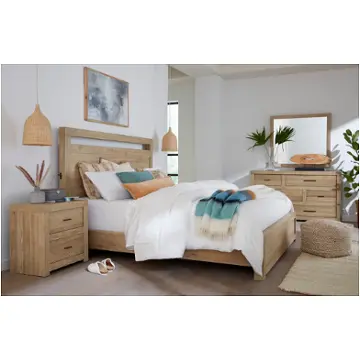 Iml-415-khk Aspen Home Furniture Modern Loft - Modern Khaki Bedroom Furniture Bed