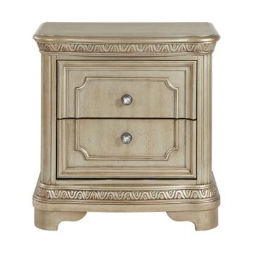 Vc650ns Elements Furniture Vincenza - Bronze Bedroom Furniture Nightstand