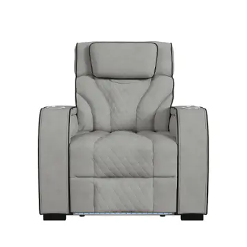 U-19190-11107-105 Elements Furniture Blitz - Simba Taupe Living Room Furniture Recliner