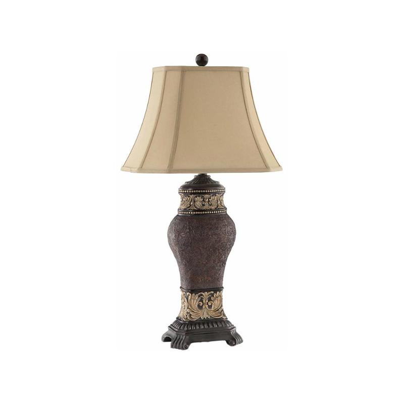 98832 Stein World Ornate Textured Carved Table Lamp