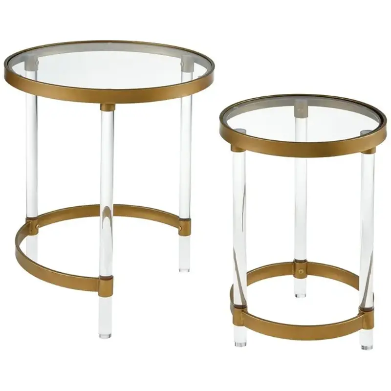 16701 Stein World Konig Accent Furniture Knig Round Accent Tables