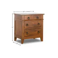 340-670 Klaussner Furniture Urban Craftsmen Bedroom Furniture Nightstand