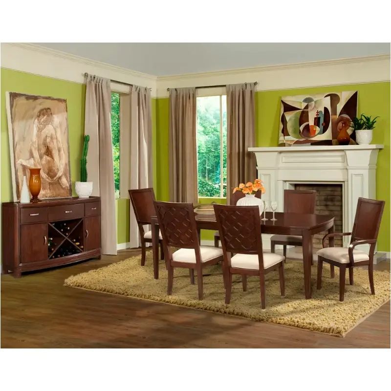 445-084 Klaussner Furniture Eclipse Dining Room Furniture Dining Table
