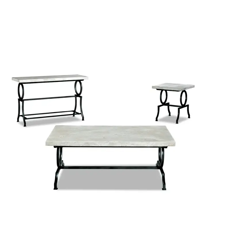 621-809 Klaussner Furniture Roca Blanca Living Room Furniture End Table