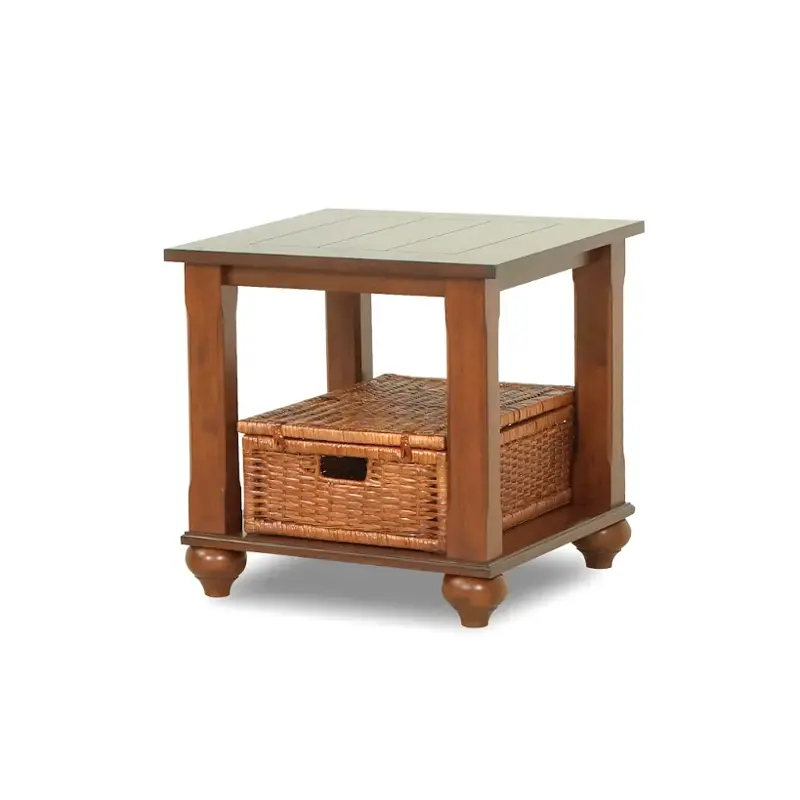 839-809b Klaussner Furniture Treasures Brown Living Room Furniture End Table