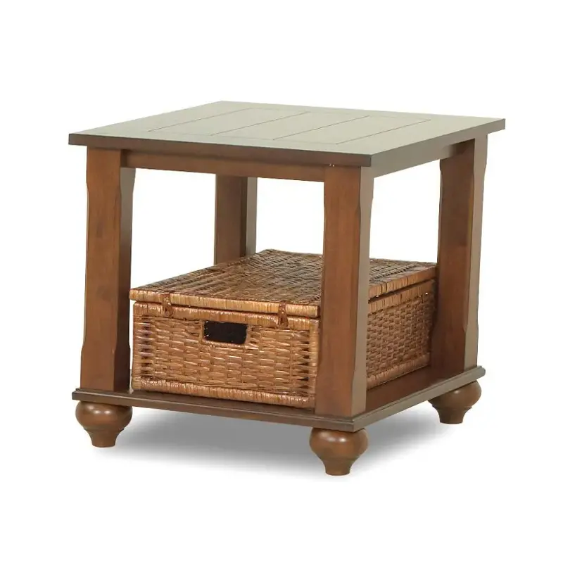 839-809bsk Klaussner Furniture Treasures Brown Living Room Furniture End Table