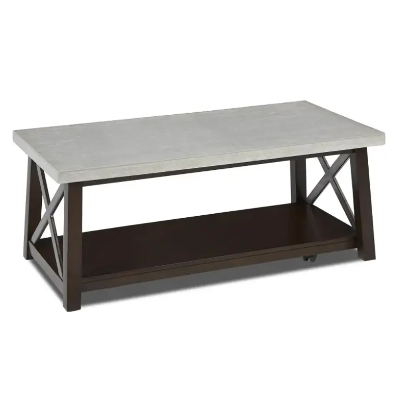 702-819 Klaussner Furniture Viewpoint Living Room Furniture Cocktail Table