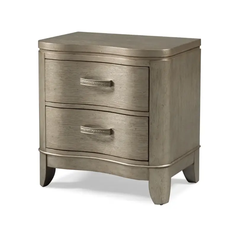 974-670 Klaussner Furniture Serenade Glamour Bedroom Furniture Nightstand