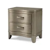 974-670 Klaussner Furniture Serenade Glamour Bedroom Furniture Nightstand