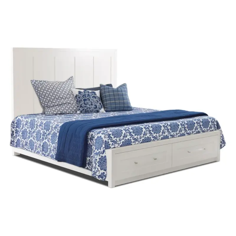 681-050hb-st Klaussner Furniture Studio White Bedroom Furniture Bed