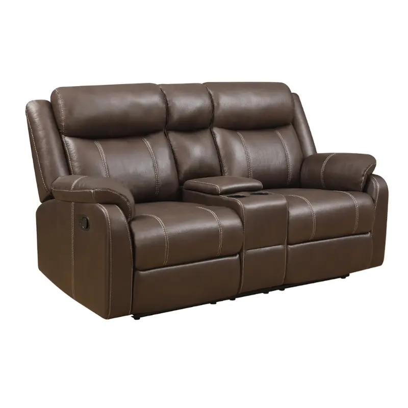 Domino-crls-valo-choc Klaussner Furniture Domino Loveseat