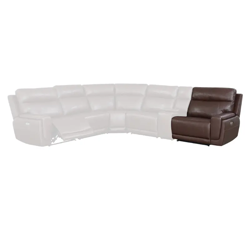 Palmero-6r-pwrc-hopk-choc Klaussner Furniture Palmero Living Room Furniture Sectional