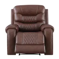 Hubble-6-pwrc-mika-brown Klaussner Furniture Hubble Living Room Furniture Recliner