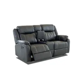 Domino-crls-valo-carb Klaussner Furniture Domino Living Room Furniture Loveseat