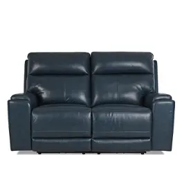 Santana-6-pwrls-vate-navy Klaussner Furniture Santana Living Room Furniture Loveseat