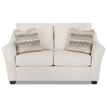 K80400-ls-gigi-linen-c1 Klaussner Furniture Linville Living Room Furniture Loveseat