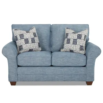 K33300-ls-bean-deni-c1 Klaussner Furniture Zack Living Room Furniture Loveseat