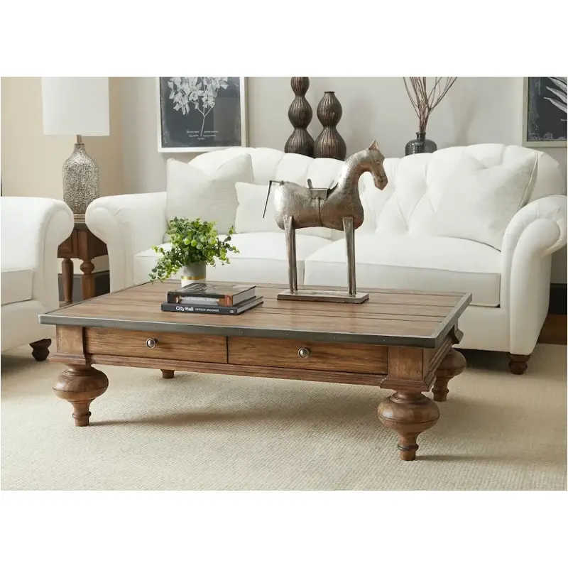 629-819 Klaussner Furniture Austen Living Room Furniture Cocktail Table