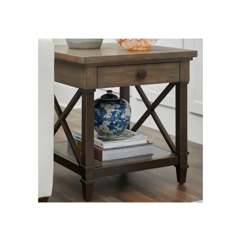 795-809 Klaussner Furniture Hometown Living Room Furniture End Table